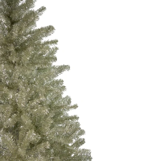 Northlight 6ft. Unlit Platinum Tinsel Artificial Christmas Tree 6 Northlight 6ft. Unlit Platinum Tinsel Artificial Christmas Tree - Image 4