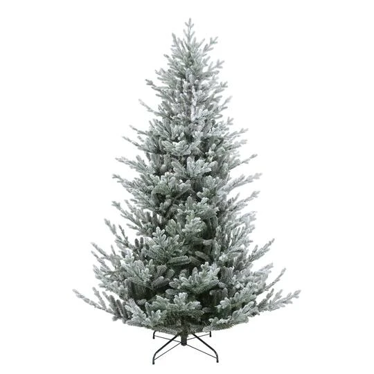 Northlight 6.5ft. Unlit Real Touch™️ Flocked Little River Fir Artificial Christmas Tree 5 Northlight 6.5ft. Unlit Real Touch™️ Flocked Little River Fir Artificial Christmas Tree - Image 3