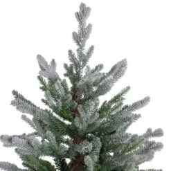 Northlight 6.5ft. Unlit Real Touch™️ Flocked Little River Fir Artificial Christmas Tree 14 Northlight 6.5ft. Unlit Real Touch™️ Flocked Little River Fir Artificial Christmas Tree -Northlight Shop D810603S 5