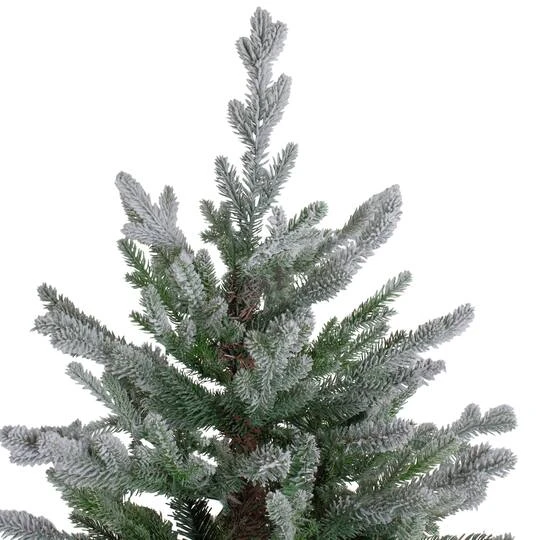 Northlight 6.5ft. Unlit Real Touch™️ Flocked Little River Fir Artificial Christmas Tree 8 Northlight 6.5ft. Unlit Real Touch™️ Flocked Little River Fir Artificial Christmas Tree - Image 6