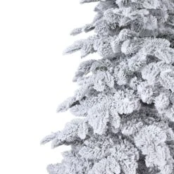 7ft. Pre-Lit Holland Snow Fir Artificial Christmas Tree, Soft White T5 LED Lights 9 7ft. Pre-Lit Holland Snow Fir Artificial Christmas Tree, Soft White T5 LED Lights -Northlight Shop D810808S 2