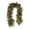 6ft. Green Battery-Operated Pre-Lit Decorated Artificial Garland 2 6ft. Green Battery-Operated Pre-Lit Decorated Artificial Garland -Northlight Shop D810898S 1