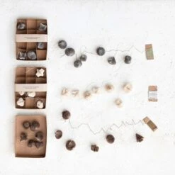 Hello Honey 1.5" Cream Decorative Paper Folding Honeycomb Ornaments, 12ct. -Northlight Shop D811587S 2