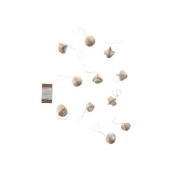 Hello Honey 1.5" Cream Decorative Paper Folding Honeycomb Ornaments, 12ct. -Northlight Shop D811587S 3