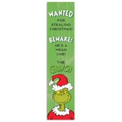 47" The Grinch Wanted Porch Leaner