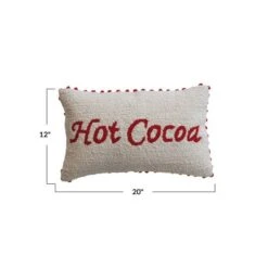 Hello Honey® 20" Cozy Comfort Hot Cocoa Lumbar Pillow 13 Hello Honey® 20" Cozy Comfort Hot Cocoa Lumbar Pillow -Northlight Shop D821848S 5