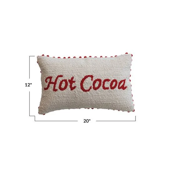 Hello Honey® 20" Cozy Comfort Hot Cocoa Lumbar Pillow 8 Hello Honey® 20" Cozy Comfort Hot Cocoa Lumbar Pillow - Image 6