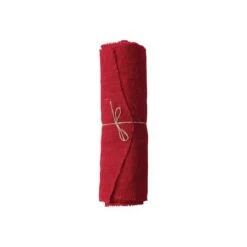 Hello Honey® 6yd. Red Woven Torn Jute Fabric Roll