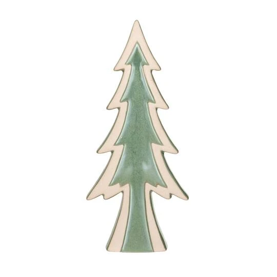 Hello Honey® 13" Tall Green Decorative Unglazed Stoneware Tree Décor With Reactive Glaze 3 Hello Honey® 13" Tall Green Decorative Unglazed Stoneware Tree Décor With Reactive Glaze