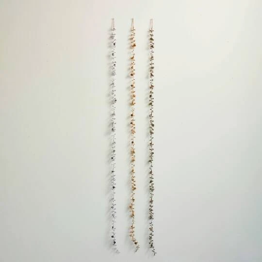 Hello Honey® 6ft. Gold Color Faux Evergreen Garland With Pinecones 5 Hello Honey® 6ft. Gold Color Faux Evergreen Garland With Pinecones - Image 3