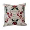 Hello Honey® Warmest Wishes Square Cotton & Linen Pillow With Embroidery 2 Hello Honey® Warmest Wishes Square Cotton & Linen Pillow With Embroidery -Northlight Shop D823192S 1