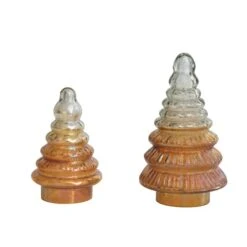 Hello Honey® Amber & Cream Mercury Glass Tree -Northlight Shop D823419S 3