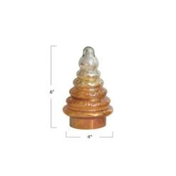 Hello Honey® Amber & Cream Mercury Glass Tree -Northlight Shop D823419S 4