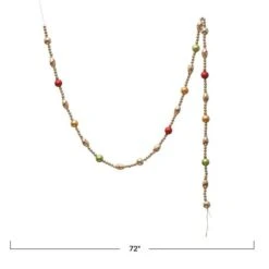 Hello Honey® 6ft. Glass Garland In Box Multicolor -Northlight Shop D823483S 4