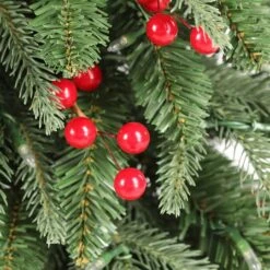 Glitzhome® 6ft Pre-lit Green Artificial Christmas Porch Tree, Warm White Lights 17 Glitzhome® 6ft Pre-lit Green Artificial Christmas Porch Tree, Warm White Lights -Northlight Shop D855084S 6