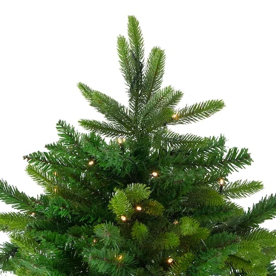Northlight 9ft. Pre-Lit Real Touch™ Full Gunnison Pine Artificial Christmas Tree, Warm White LED Lights 7 Northlight 9ft. Pre-Lit Real Touch™ Full Gunnison Pine Artificial Christmas Tree, Warm White LED Lights - Image 5