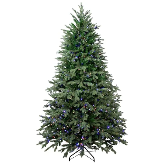 Northlight 7.5ft. Pre-Lit Real Touch™ Grande Balsam Fir Artificial Christmas Tree, Dual Color LED Lights 4 Northlight 7.5ft. Pre-Lit Real Touch™ Grande Balsam Fir Artificial Christmas Tree, Dual Color LED Lights - Image 2