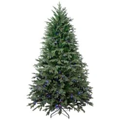 Northlight 7.5ft. Pre-Lit Real Touch™ Grande Balsam Fir Artificial Christmas Tree, Dual Color LED Lights