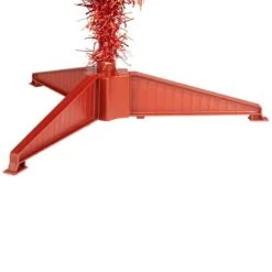 Northlight 4ft. Unlit Red Artificial Tinsel Christmas Tree 15 Northlight 4ft. Unlit Red Artificial Tinsel Christmas Tree -Northlight Shop D859153S 6