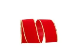 JAM Paper 2.5" Medium Red Wired Ribbon